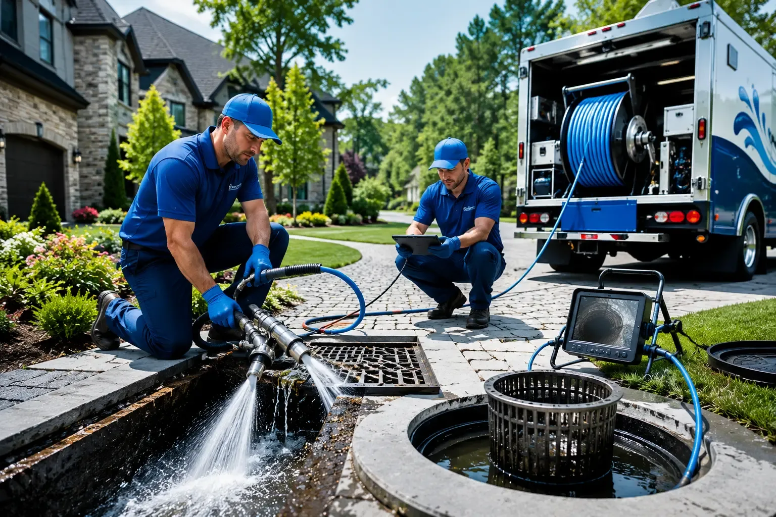 Local outdoor drain cleaning professionals in River Ridge, LA